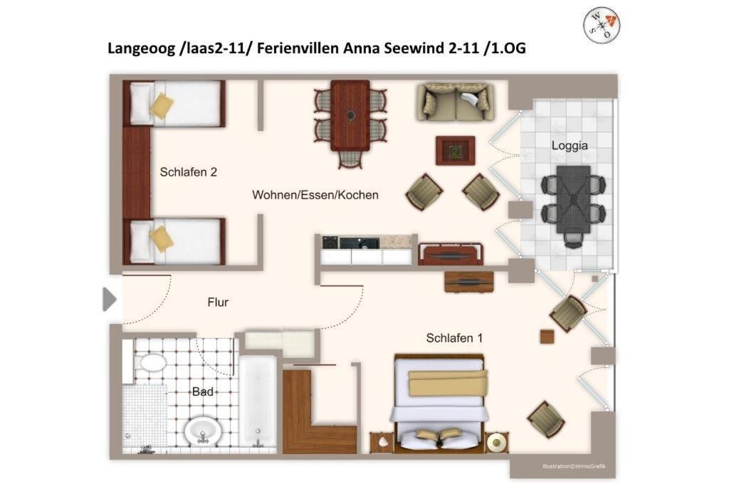 Apartmentvilla Anna See Apartmentvilla Anna See 2-11 Langeoog Buitenkant foto